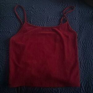 American Eagle Red Tank Top